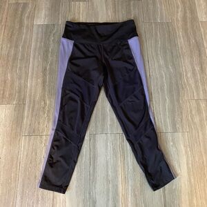 Womens Tangerine Active Wear Rib Legging Mauve/Lilac Purple Size Large
